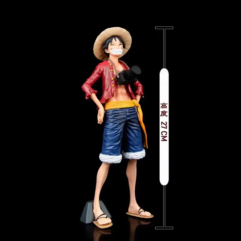 23センチメートルアニメワンピースアクションフィギュア交換可能な顔猿d ルフィ彫像わら帽子kawayi収集modleフィグマ人形大人のための Null Aliexpress