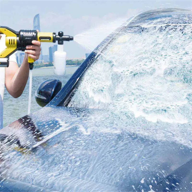  Portable High Pressure Handheld Wireless Car Washer Gun Electric Car Water Gun Foam Spray Sprinkler