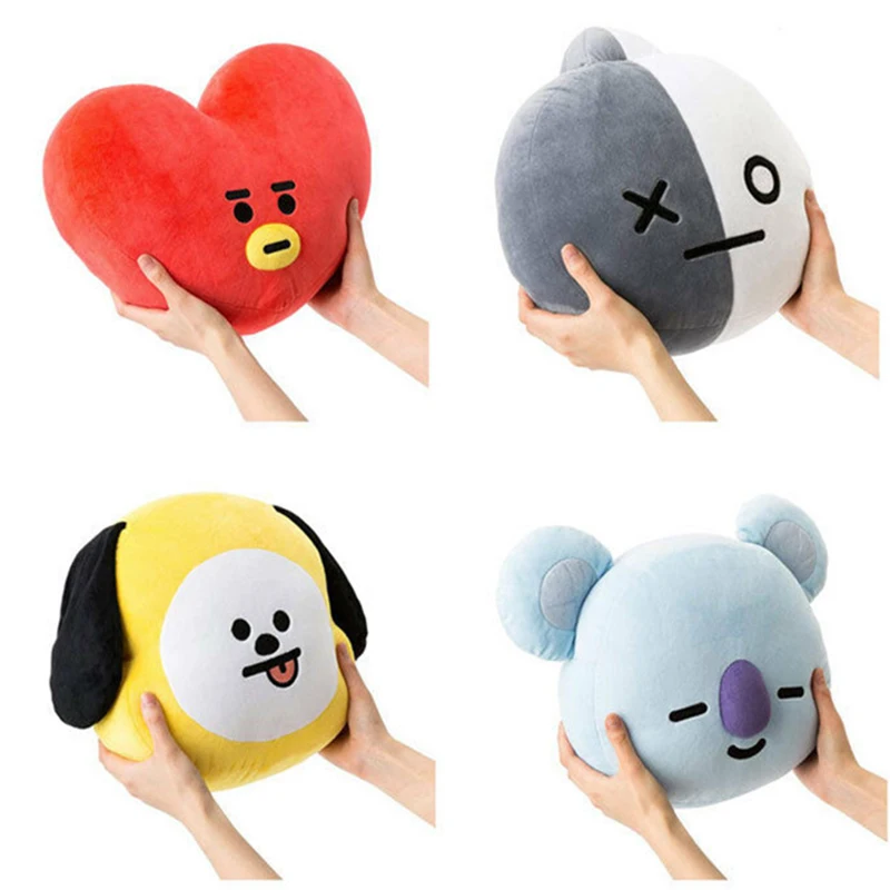 

40cm Kpop Plush Toys Lovely Animal Figure Pillow Dog Rabbit Koala Sheep Horse Stuffed Doll Soft Sofa Cushion Gift Dropshipping