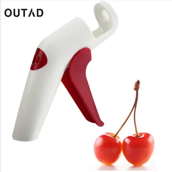 

OUTAD Cherry Olive Pits Pitter Stone Seed Remover Hand Held Corer Fast remove fruit Kitchen Gadget Creative Fruit Tool