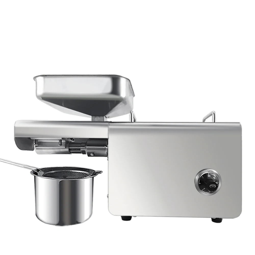 

Mini oil press machine with temperature control screw oil extraction machine coconut oil mill machine