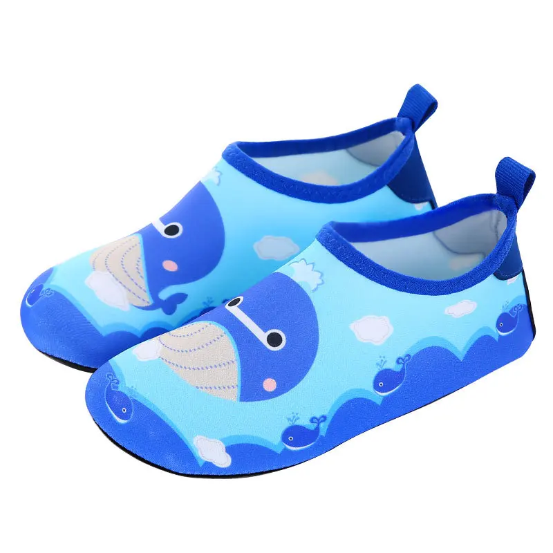 Детская пляжная обувь для мальчиков; носки для ухода за кожей; мягкая домашняя спортивная обувь для девочек; детская нескользящая обувь для плавания; обувь для водных видов спорта - Цвет: Color 04