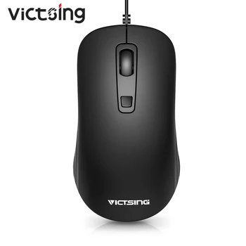 

VicTsing PC081 Wired Mouse rgonomic USB Optical Mouse Adjustable 3200 DPI 4 Buttons Computer Mice For PC Laptop Notebook Office