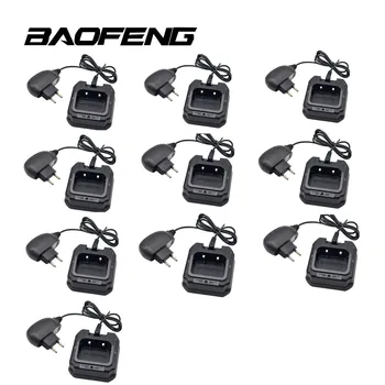 

10pcs Baofeng Walkie Talkie Original Accessories EU plug Charger For BFA58 UV-9R Plus Waterproof Two Way Radio
