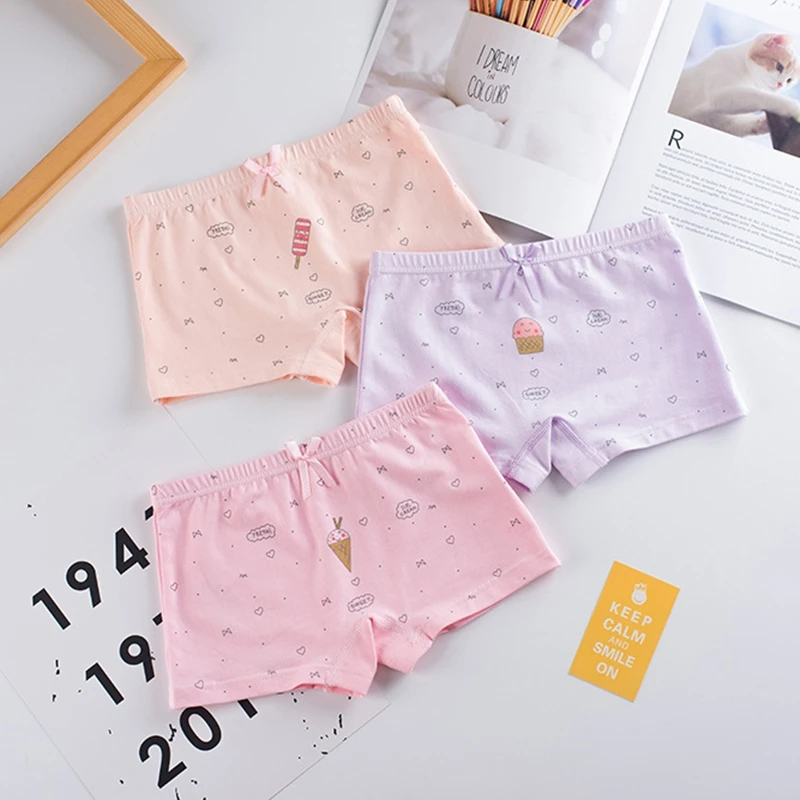 Style2 randomly12pcs Для девочек хлопок, для детей от двух до шести лет модный детский мягкие удобные и дышащие; нижнее белье для детей, с милым рисунком трусы 12 шт./упак - Цвет: Style2 randomly12pcs