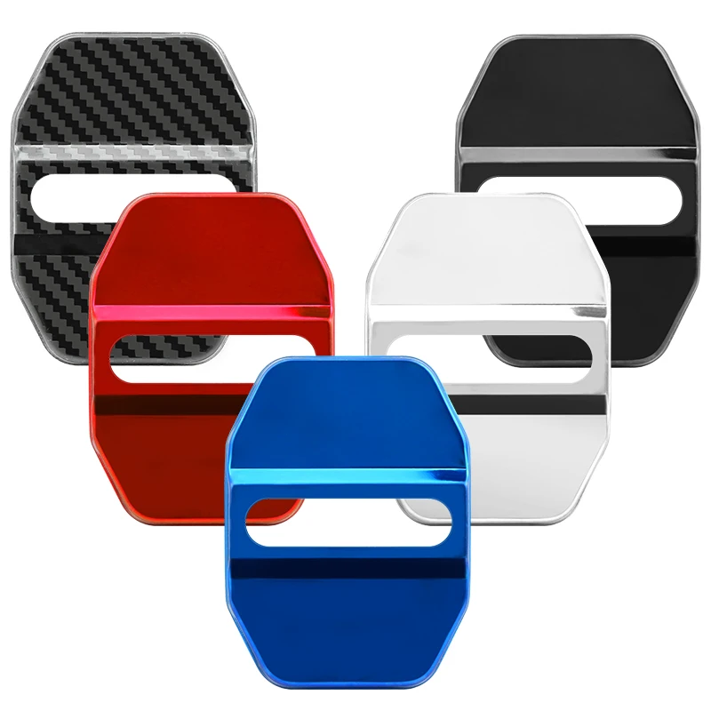 Car door lock cover 4 pieces protect buckle cover rust for BMW X1 X3 X4 X5 X6 E46 E90 E60 F10 E39 F30 E36 F20 E87 E70 E91 E30