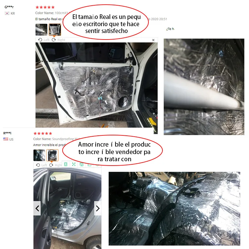 Sound Proof Mat, Sound Insulation Mat, Sound Deadener Mat 140x100cm Sound Deadener Mat Car Heat Insulation Pad Bonnet Pad Engine Soundproof