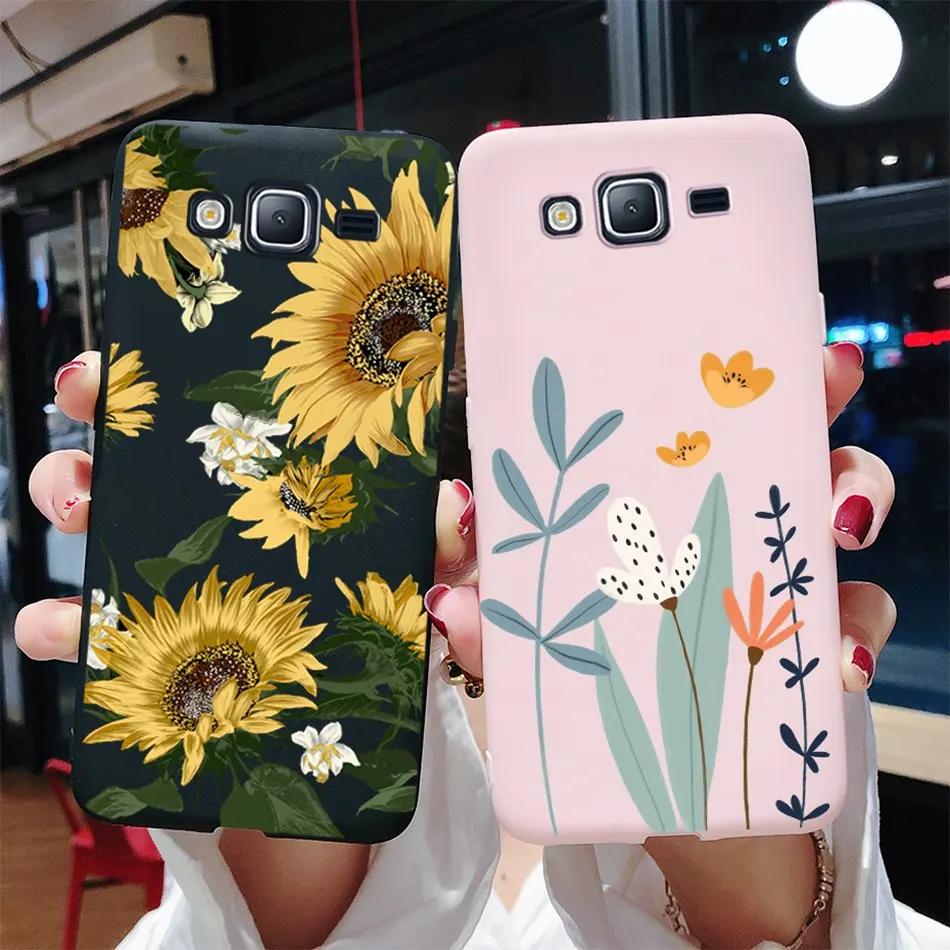 Sunflower Candy Love Heart Silicone Phone Case Cover