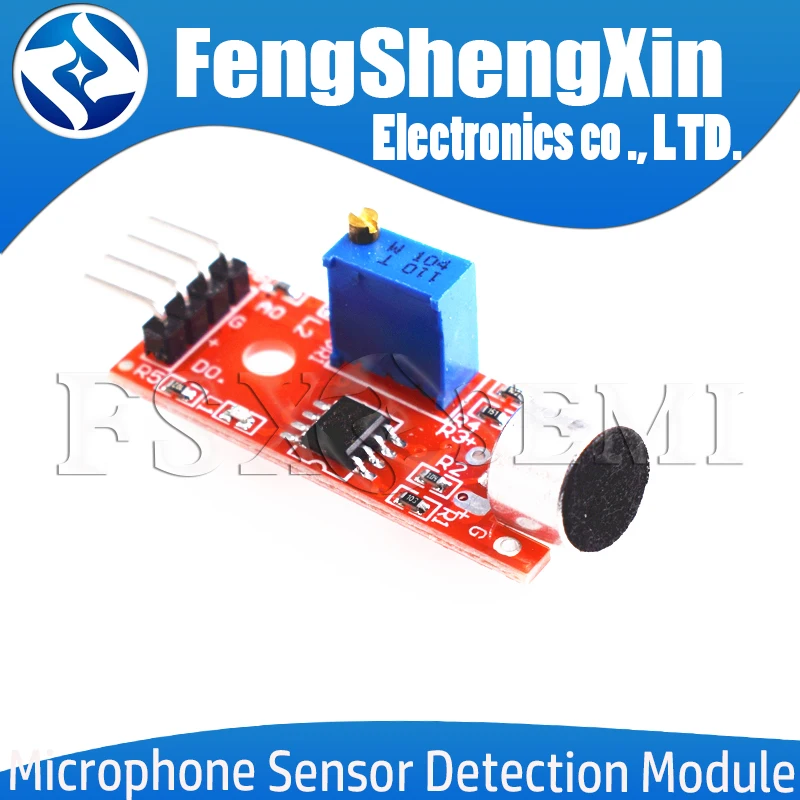Модуль обнаружения датчика микрофона для arduino AVR Высокочувствительный звуковой