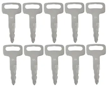 

10pc Heavy Equipment Key KEY00-GB01A 1A For Nissan Forklift Free Shipping