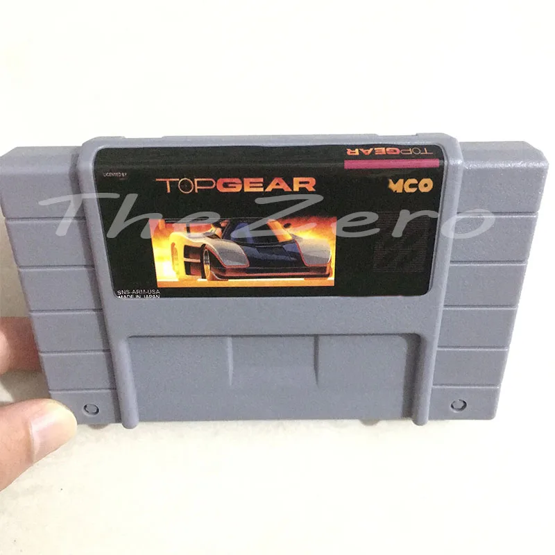 TOP GEAR Версия США для 16 бит карточная карта для NTSC игрового игрока