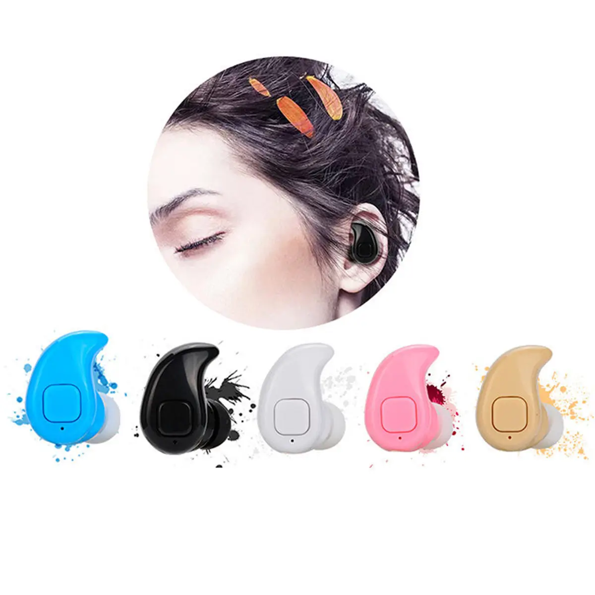 

S530X Bluetooth Earphone Mini wireless earbuds Bluetooth V4.0 Single ear portable Invisible Earphone smartphone stereo