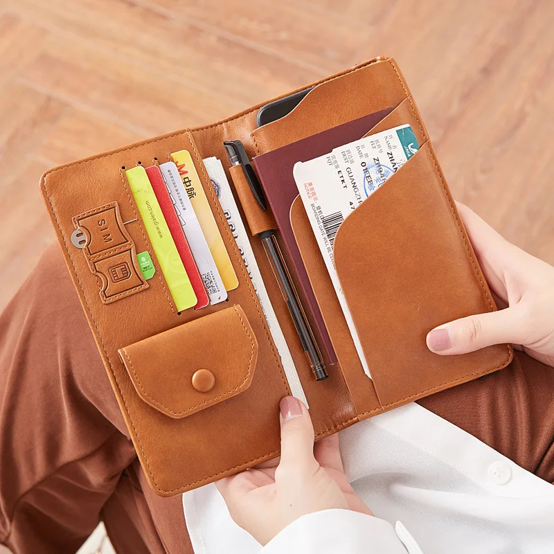 Обложка для паспорта из ПУ кожи с RFID защитой| |