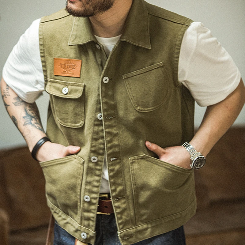 canvas vests