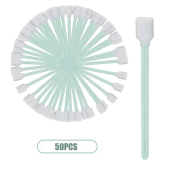 

50pcs Anti-static Foam Cleaning Swabs For Printer/Disk/Lens/computer/optical instrument camera lens