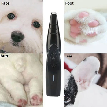 

USB pet partial shaver simple pet hair trimming tool pet cleaning shaver Rechargeable Professional Pets Hair Trimmer For Dogs