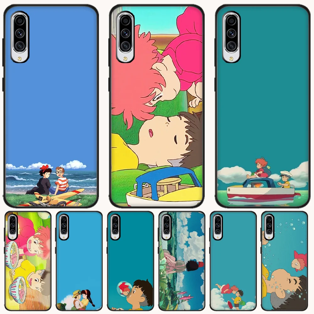 ByLoving Ghibli обои черный мягкий чехол для телефона Samsung A6 6S 6Plus 7 720 750 8 PLUS 9 920 2018 A8 A9STAR |