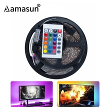 RGB свет для кухонный светильник 1 м 2 м 3 м 4 м 5 м водонепроницаемый светодиодный светильник для шкафа Шкаф украшение шкафа светодиодный ночник диод