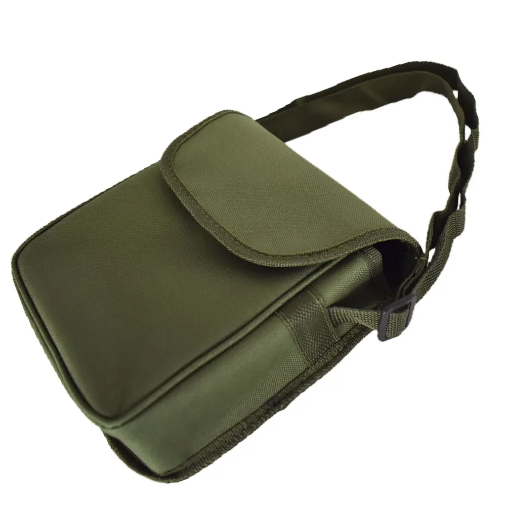 Binocular Telescope Special Bag Nylon Green Color Portable Compact Shock-Absorbing Decompression Soft Bag Outdoor Camping Sports 2