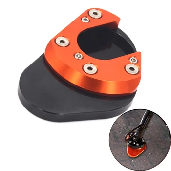 

CNC Kickstand Side Stand Pad Extension Plate For KTM Duke RC 125 200 250 390 990 1190 Adventure R ADV