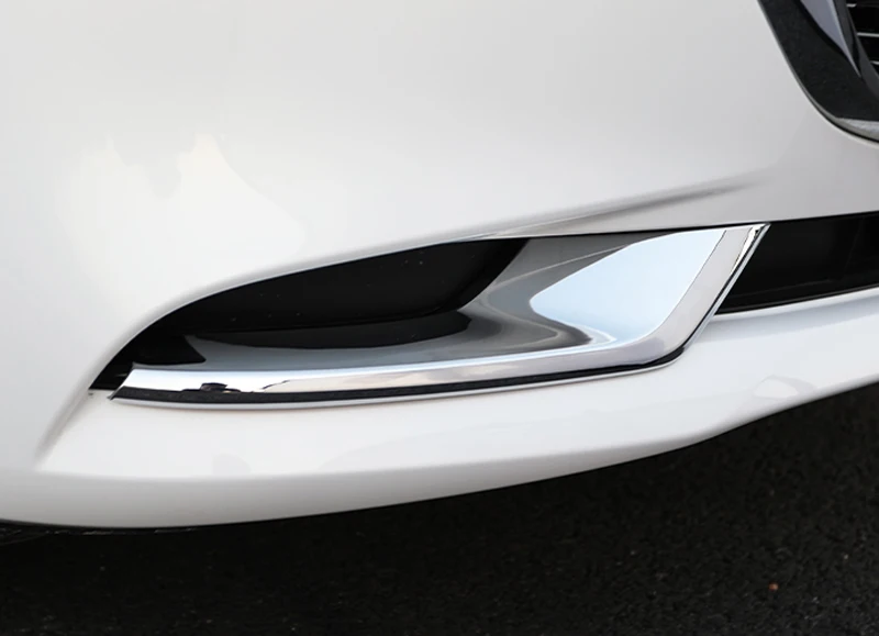 Для Mazda M3 Axela хромированный наружный передний противотуманный светильник, крышка для лампы, декоративная наклейка, отделка автомобиля