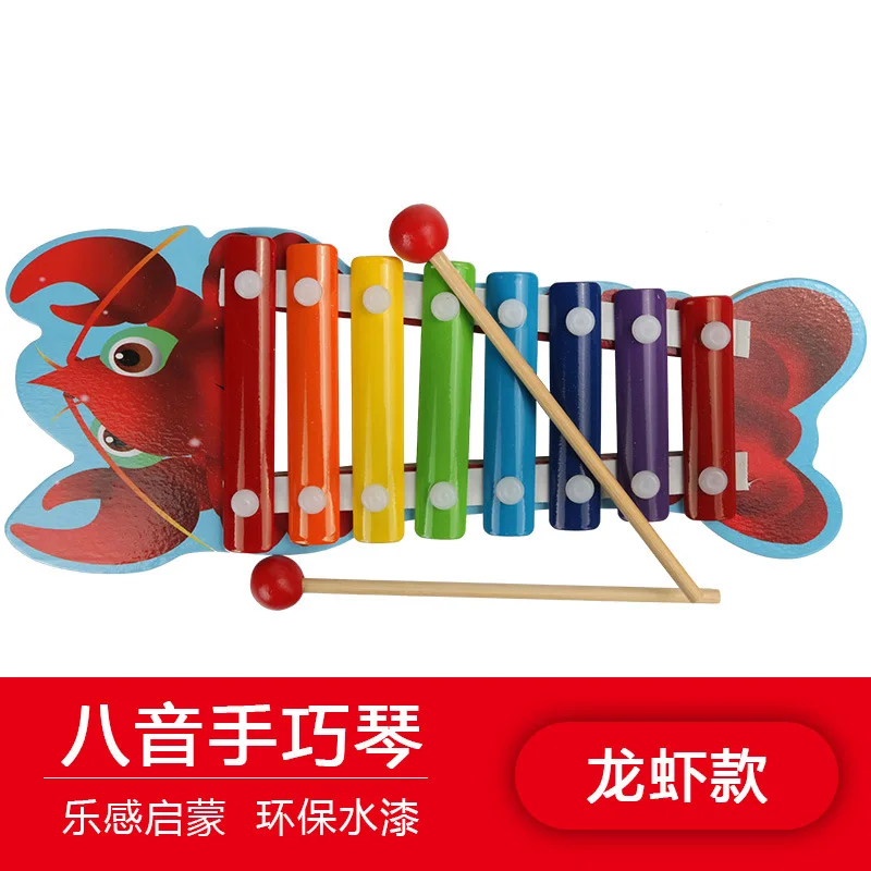 Knock Piano Octave Children Item Beat Animal-Musical Instruments Wooden ENLIGHTEN Young Early Education Wood Educational Toy