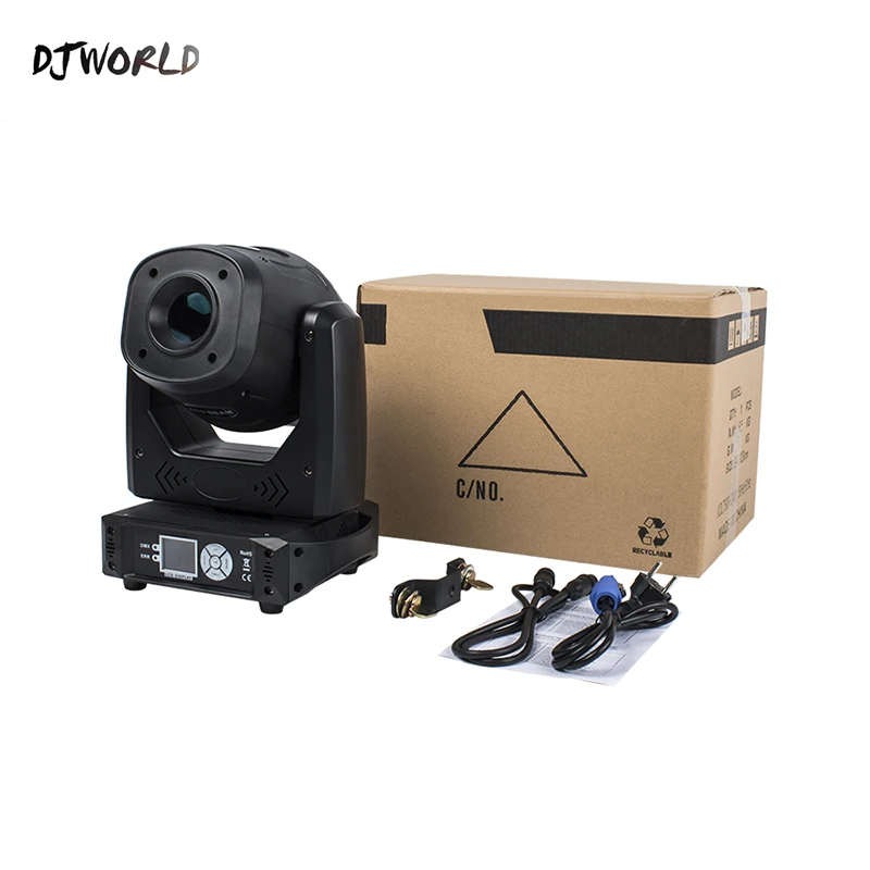  Djworld LED Spot 100W Lighting Moving Head Light DMX 512 focusing 7 Dynamic&6 Static Pattern Stage  - 4000189058847