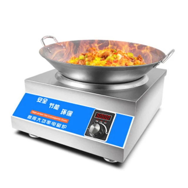 Induction Cooker 5000w Commercial Single Induction Hob Electric Cooker  Canteen Restaurant Electric Stove for Cooking High Power - AliExpress
