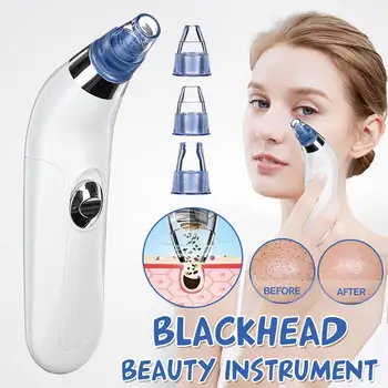 

Blackhead Remover 4 Suction Heads Vacuum Pore Cleaner Acne Blackhead Facial Removal Suction Machine Face Skin Care Tool