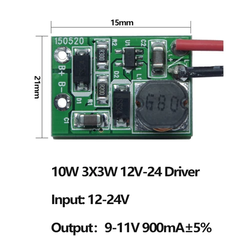 DC12V-24V LED 드라이버, 고출력 드라이버 보드, 정전류 공급, DIY 조명 램프, 조명 변압기, 10W, 20W, 30W, 50W 3