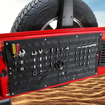 

Multifunctional Cloth Car Accessories Tail Door Storage Bags Tool Kit Organizer Camping Mat for 2007-2018+