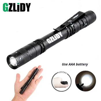 

Pen Light Mini Portable LED Flashlight Waterproof 1 Switch Mode led flashlight For the dentist and for Camping Hiking Out