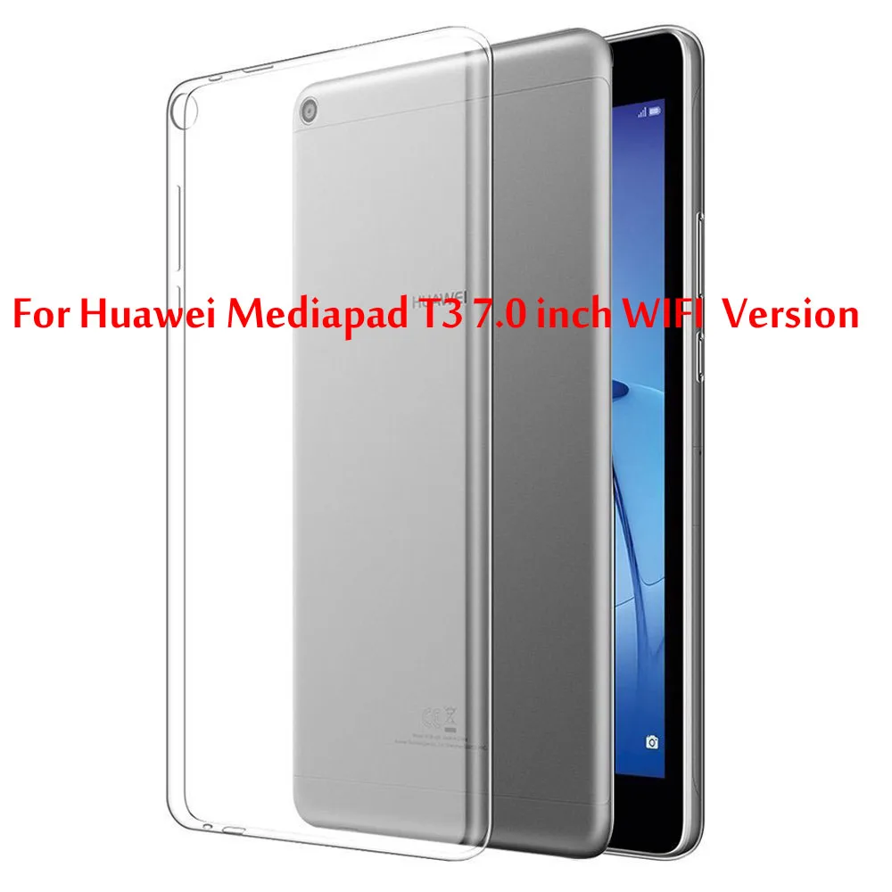 HW T3 7 WIFI Case Чехол для huawei Mediapad планшетных T3 10 чехол KOB-L09 KOB-W09 AGS-L09/L03 Прозрачный матовый чехол для T3 7,0/8,0 T5 10,1 чехол - Цвет: HW T3 7 WIFI Case