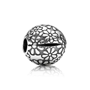 

PDB 04 100% 925 Sterling Silver Original Model WORLD EXPLORER GLOBE SILVER CLIP CHARM - Multicolor Crystal Flash Clip
