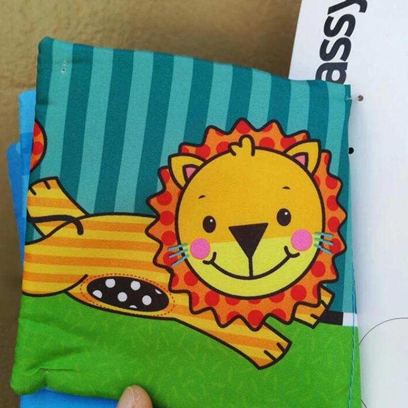 Newborn Cloth Book Crib High Quality Knowledge Around Multi-Touch Colorful Bed Bumper Baby Toys Infant Rattles | Игрушки и хобби