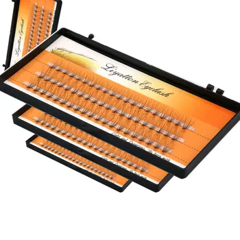 

60 pcs/box artificial trendy 3d permanent individual lashes for professional makeup fake false grafting eyelashes