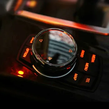 

Trim Multimedia Knob Cover​ Black For BMW F10 F20 F30 F32 F33 F34 Multi Knob