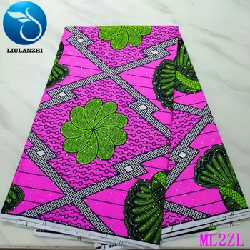 

LIULANZHI Polyester Wax Prints Fabric Ankara Wax 6 yards Stones African Wax 2019 free shipping ML2ZL34