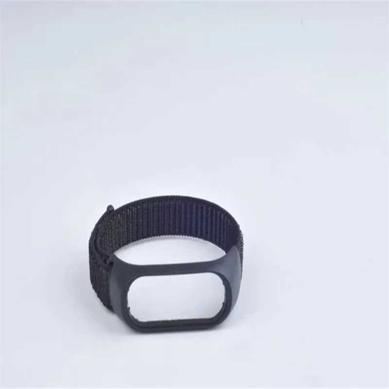 Умный Браслет ремешок для Xiaomi mi Band 4 3 спортивный нейлоновый дышащий браслет сменный Браслет аксессуары mi Band 3 4 ремешок - Цвет ремешка: black gold