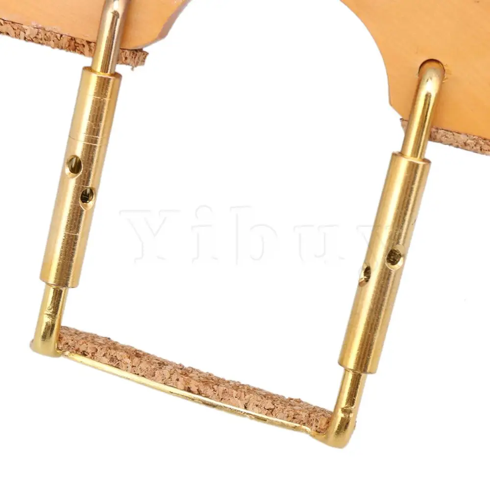 Yibuy 140x58,2x64 мм Самшит Боковое крепление скрипки шинрест для начинающих цвет дерева