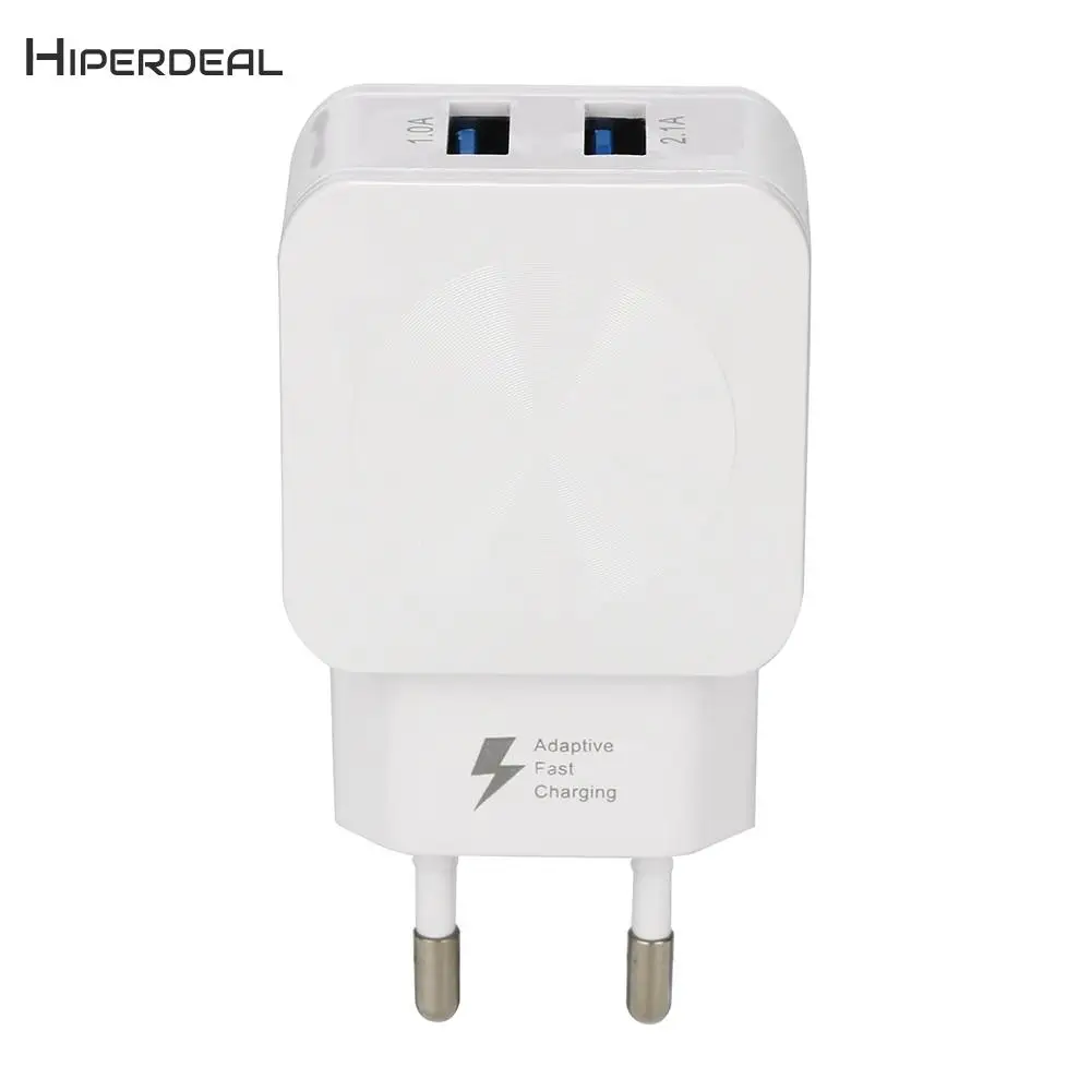 Безопасный Зарядное устройство Универсальная штепсельная вилка европейского стандарта, 5 В/3.1A ЕС 2-Порты и разъёмы USB2.0 стены Зарядное устройство Зарядка для телефонов на базе Android с Bluetooth Оборудование для psp MP3 MP4 Камера 8,17