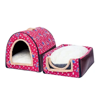 

Pet Nest Pet Dog Nest Removable and Washable Four-purpose Universal Cat Nest Pet Nest Folding Dog Beds for Large Dogs