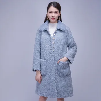 

Real Fur Coat Women Sheep Shearing 100% Wool Jacket Women Korean Winter Coat Women Clothes 2020 Abrigo Mujer 89058 YY1771