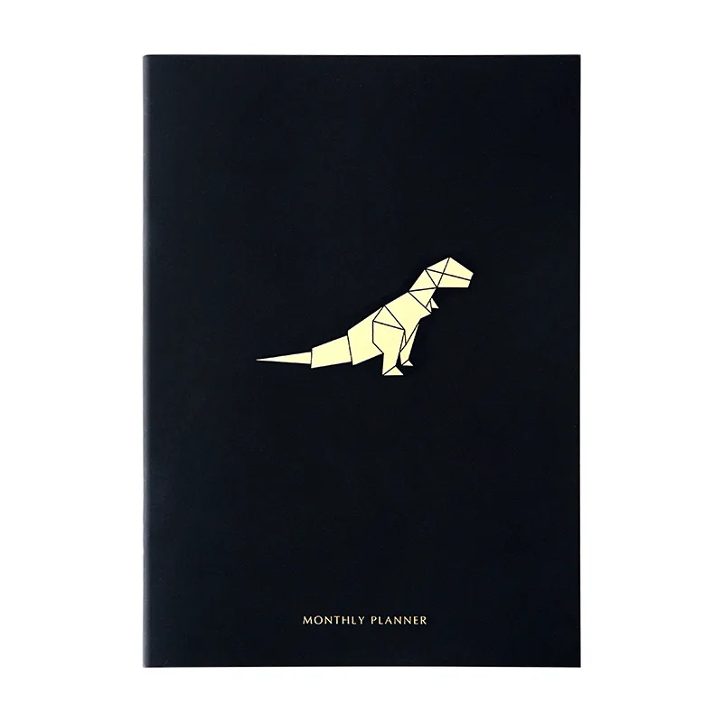 dinosaur Записная книжка А4 дневник Bullet Journal Еженедельный ежемесячный планировщик Papelaria школьные принадлежности стационарный Органайзер расписание подарок - Цвет: dinosaur