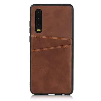 Силиконовый чехол для huawei P30 P20 Lite Pro PU кожаный чехол для huawei Honor 8X Honor 9 Lite чехол с слоты для карт - Цвет: 4