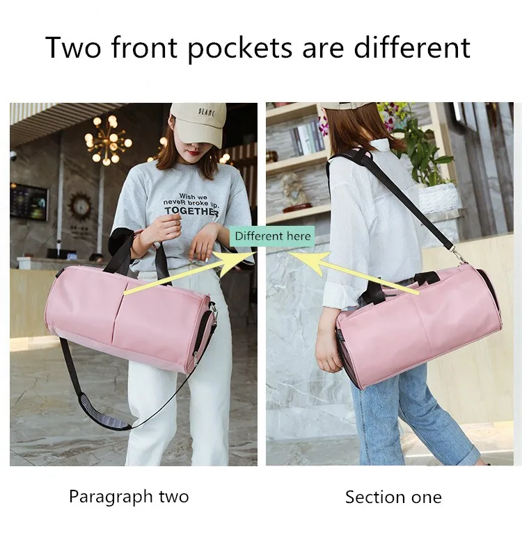 Модная вместительная Мужская и женская сумка для путешествий из ткани Оксфорд, Корейская многофункциональная сумка для обуви, Влажная и сухая разделительная сумка