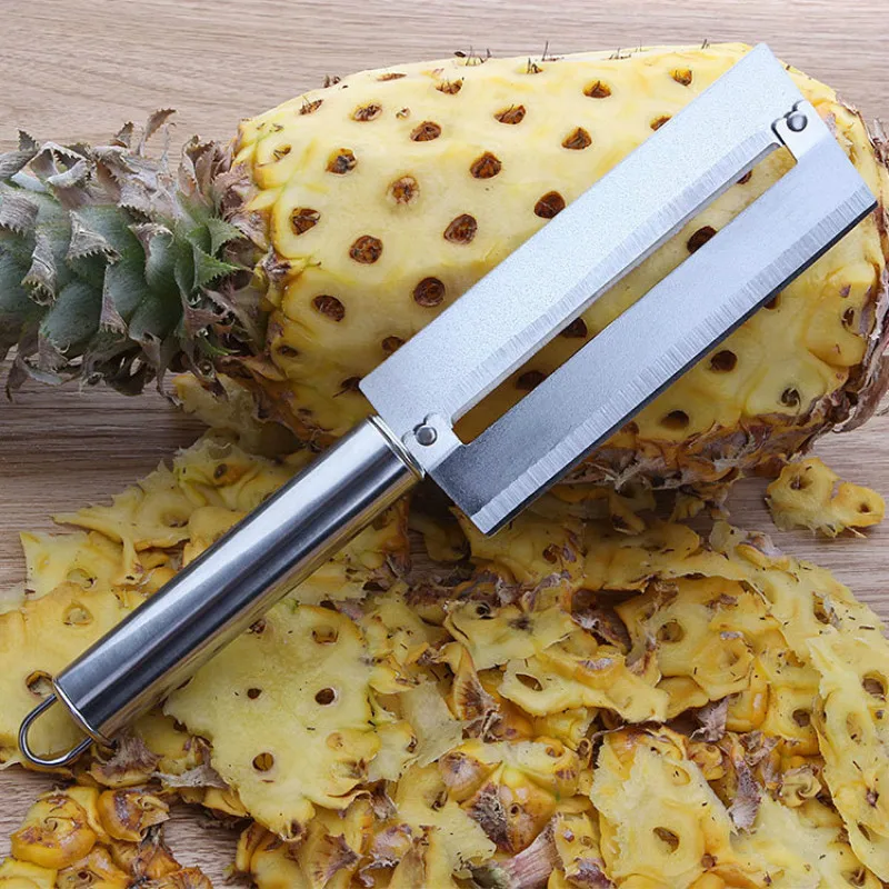 Kitchen Gadgets Fruit Tools Stainless Steel Pineapple Peeler Slicers