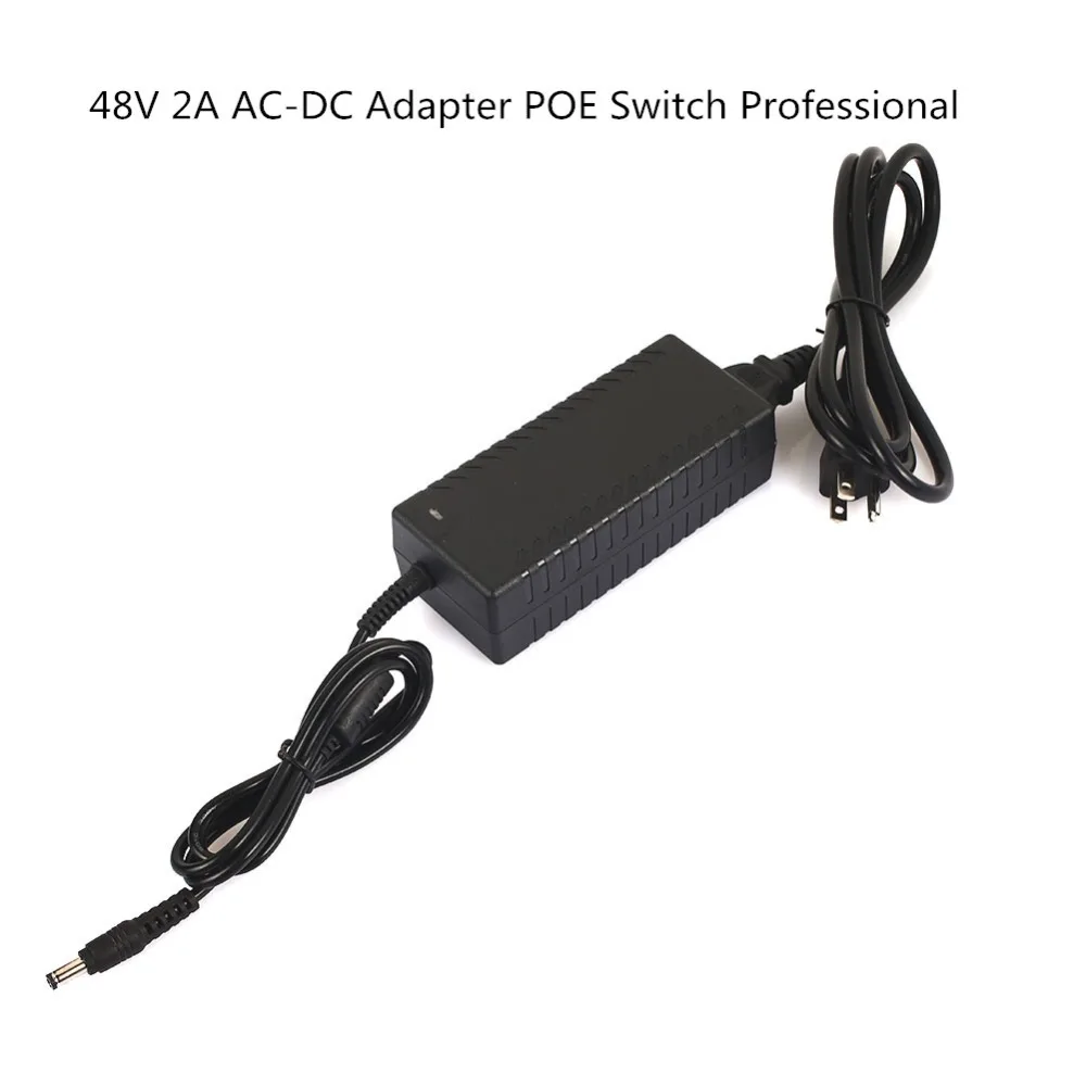 Через Ethernet переключатель питания через Ethernet POE Ethernet коммутатор сетевой камеры Адаптер питания 10 портов 8 PoE Инжектор POE мощность