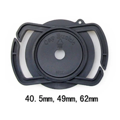 Black 40.5 49 62mm Camera Lens Cap Anti-lost Holder Keeper Buckle for 40.5 49 52 55 58 67 77 82mm for Nikon Pentax Canon Sony Camera Lens Cap Cover - Цвет: Black 40.5 49 62mm