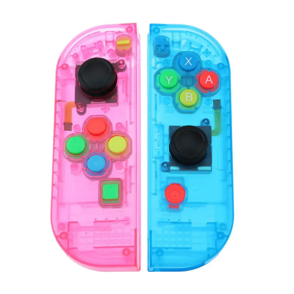 OU ChengHaoRan левый и правый корпус Оболочка Чехол для nintendo Switch NS Joy-Con контроллер с джойстиком, набор кнопок, отвертка - Цвет: OU